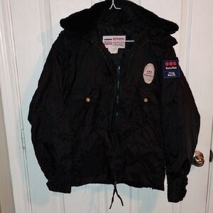 National Patrol Black Private Security Hooded Jacket